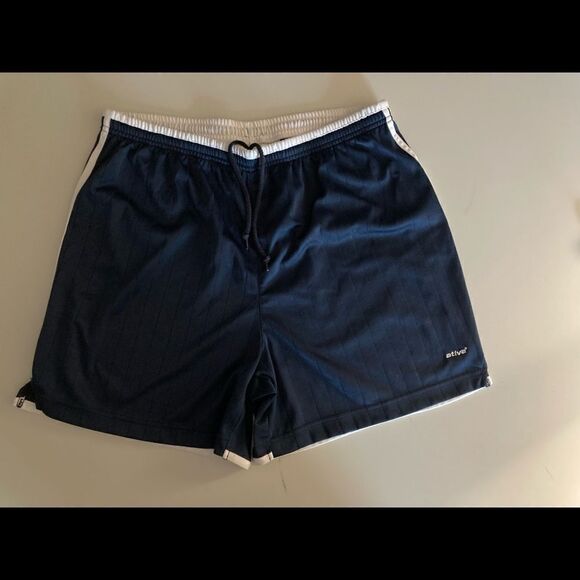 ATIVA, Women’s Athletic shorts, Sz L, Blue &white‎ - Picture 10 of 14